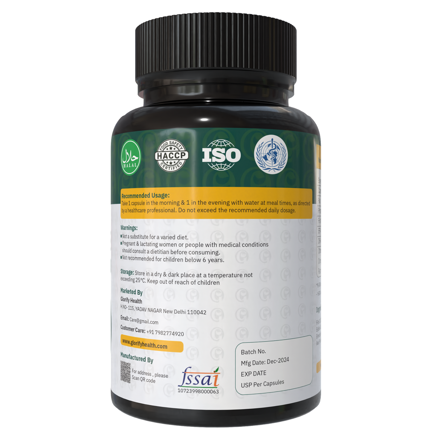 Triple Strength Omega 3 Fish Oil Capsules with 550 EPA & 350 DHA 60 Days Pack 120 Capsuels