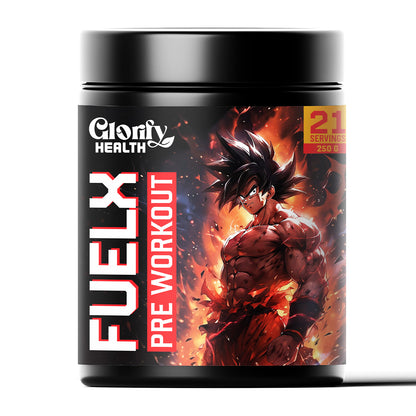 FuelX Pre-Workout  | Energy, Focus & Muscle Pump | 300g (21 Servings)