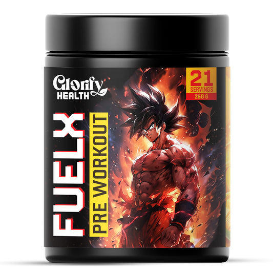 FuelX Pre-Workout  | Energy, Focus & Muscle Pump | 300g (21 Servings)