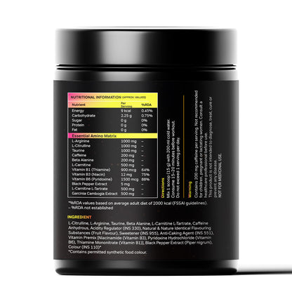 FuelX Pre-Workout  | Energy, Focus & Muscle Pump | 300g (21 Servings)